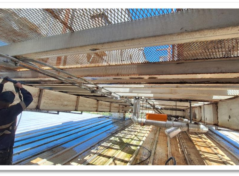 Mantenimiento de pintura de plataforma